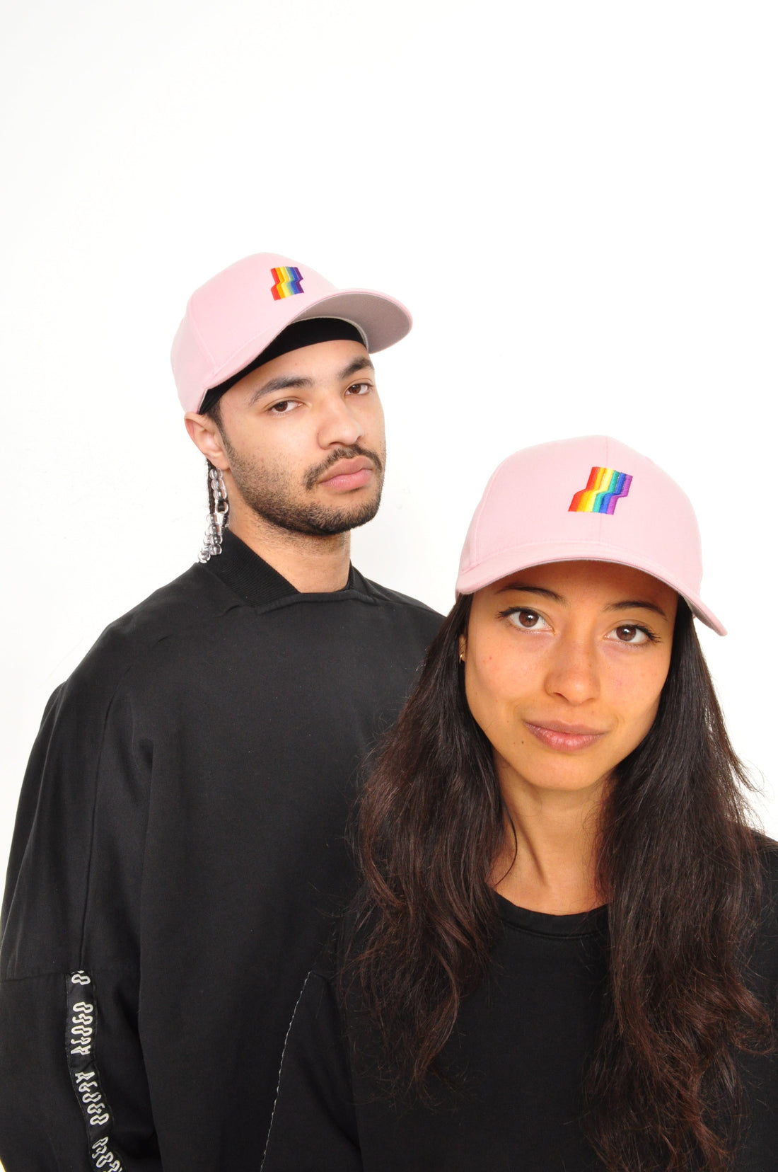 AGOGO • Casquette Fitted Rainbow Candy Pink XS / S 