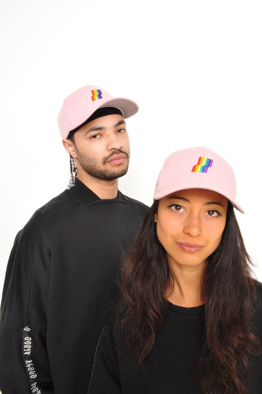 AGOGO • Casquette Fitted Rainbow Candy Pink XS / S