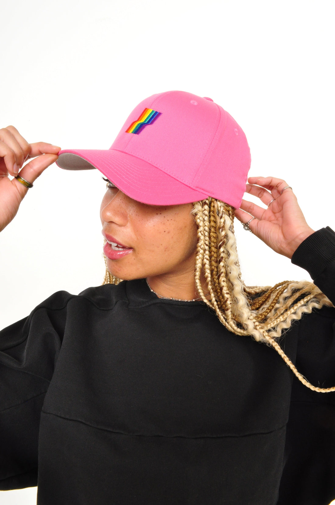 AGOGO • Casquette Fitted Rainbow