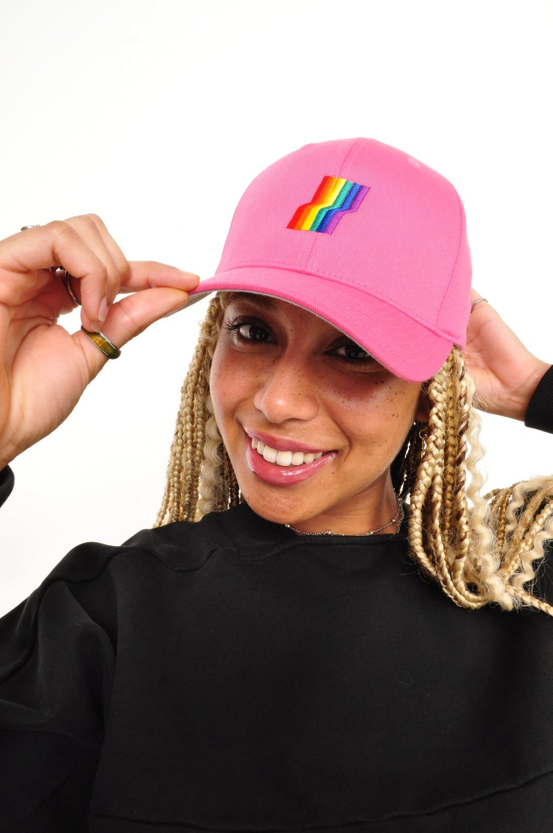 AGOGO • Casquette Fitted Rainbow