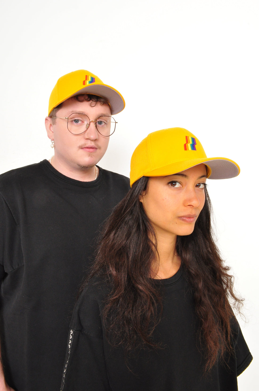 AGOGO • Casquette Fitted Rainbow Sunflower XS / S