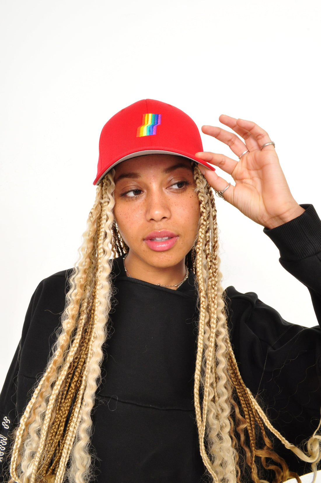 AGOGO • Casquette Fitted Rainbow