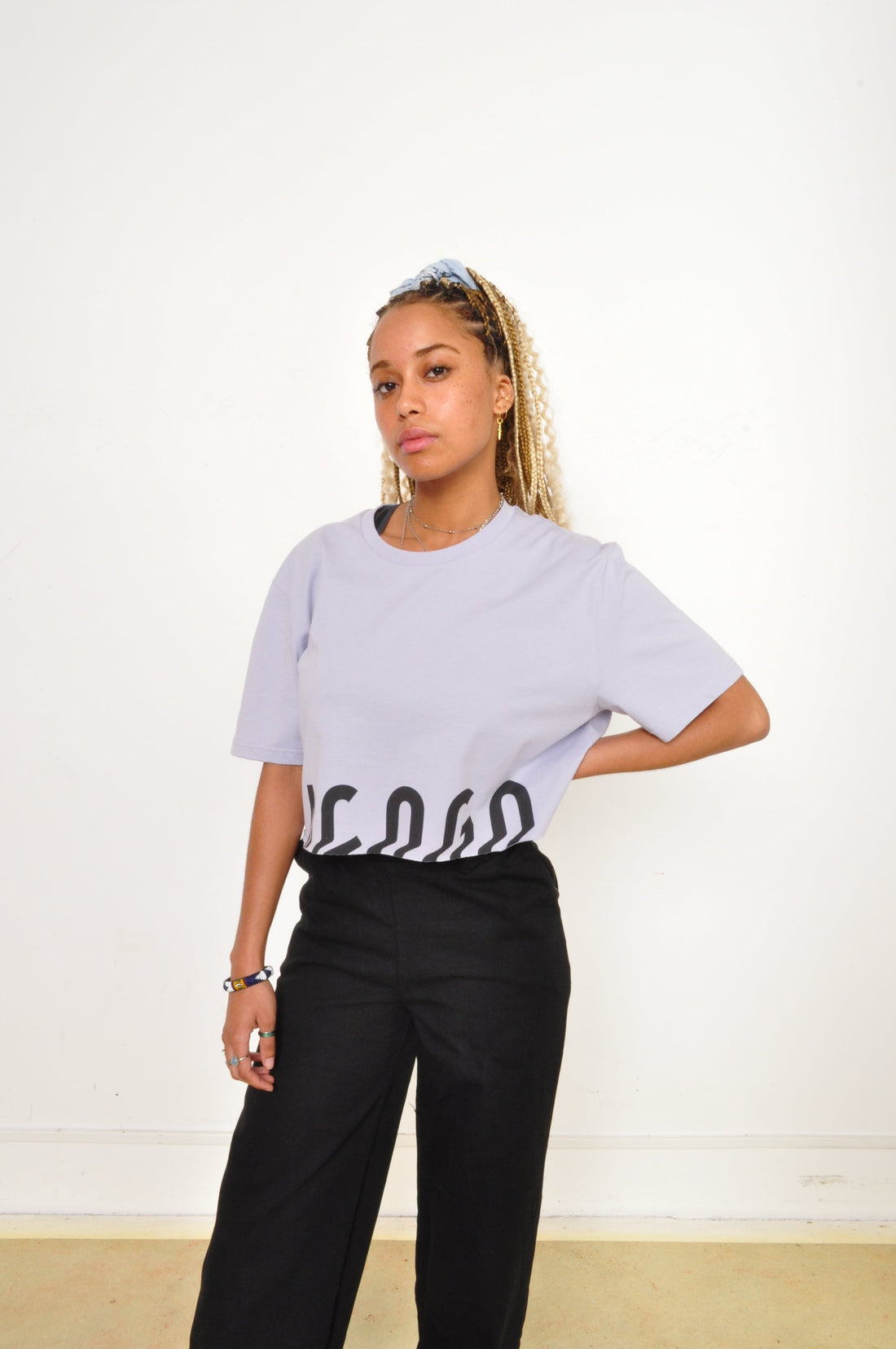 AGOGO • Crop Top Logo TU Lilac Purple 