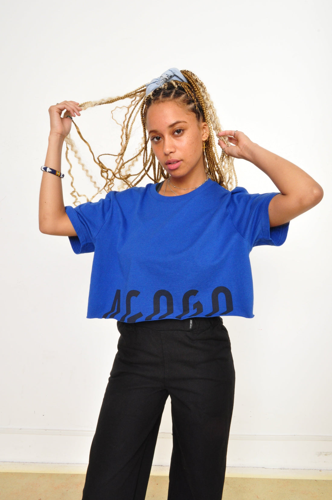 AGOGO • Crop Top Logo TU Outremer Blue 