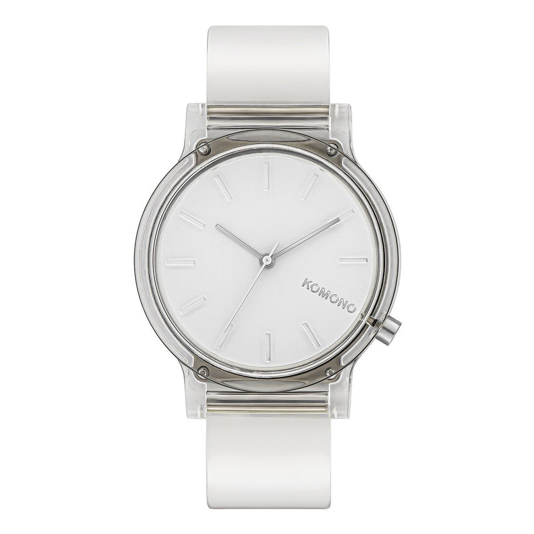 KOMONO • Montre Mono Clear white 