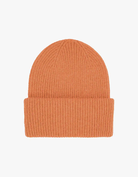 COLORFUL STANDARD • Bonnet Merino Wool Hat Bonnet TU Sandstone Orange 