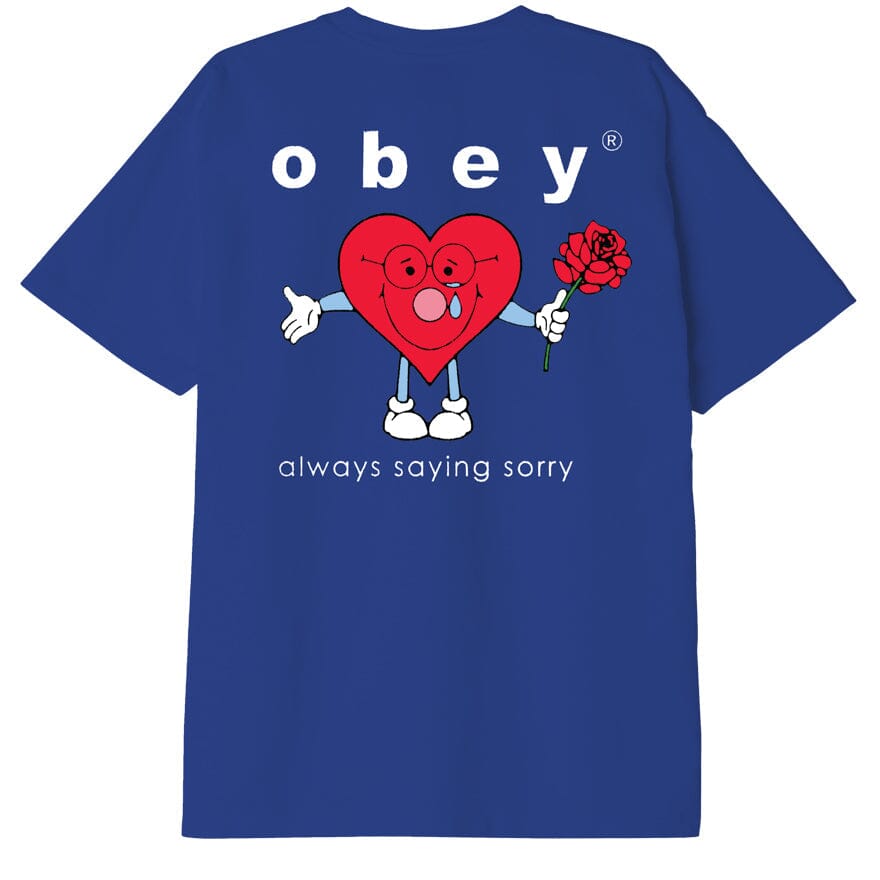OBEY • T-shirt Always saying Sorry T-shirt S Bleu 