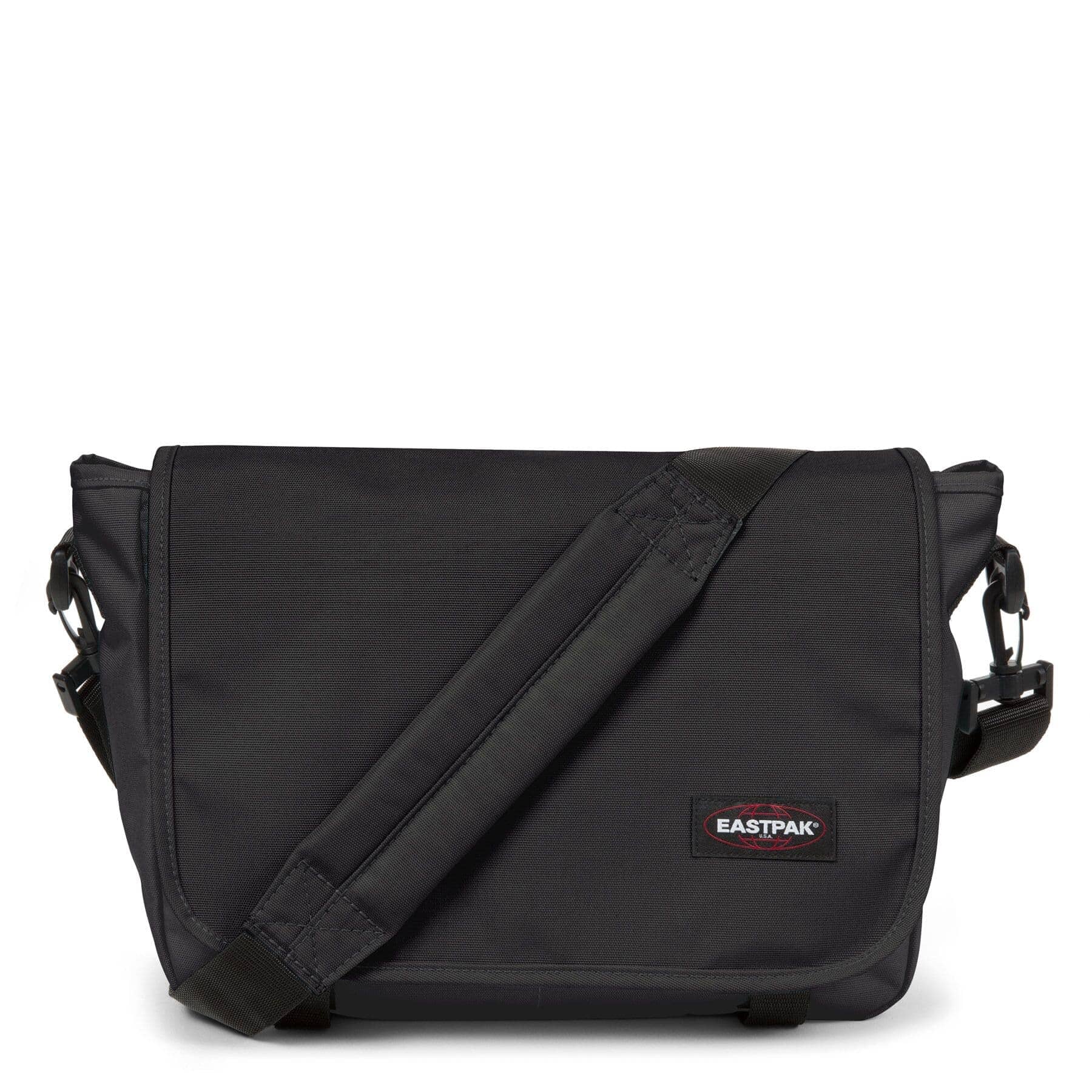 Sac Bandoulière EASTPAK Vintage - Toile Et Cuir Prune, Occasion En Bon état