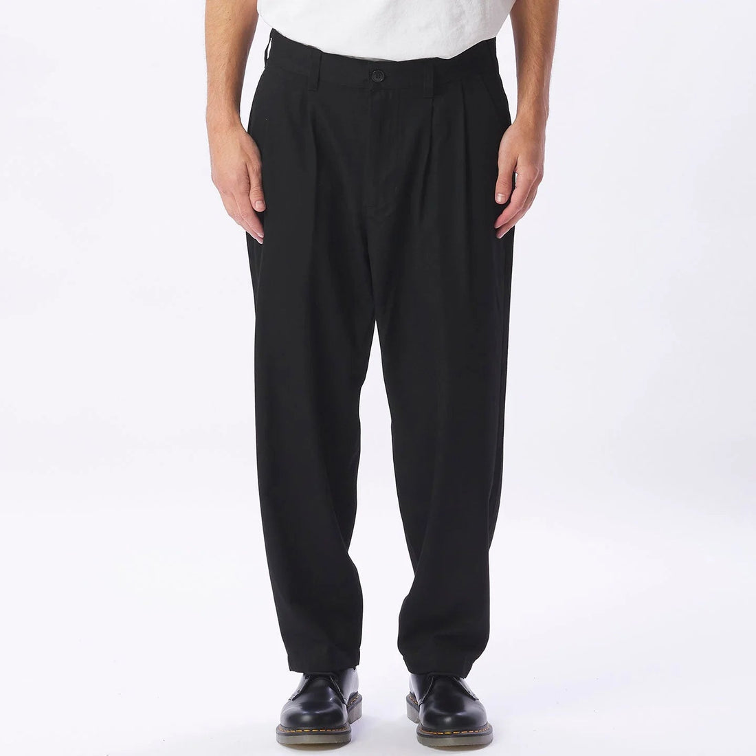 OBEY • Pantalon Fubar Pleated Pantalons Black 27 