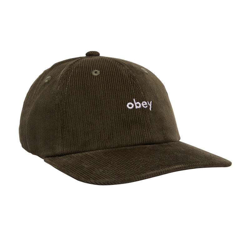 OBEY • Casquette Lowercase Corduroy