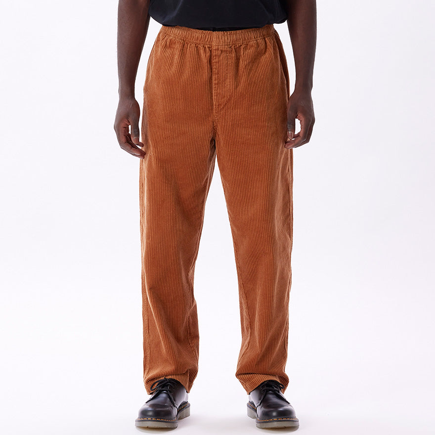 OBEY • Pantalon Easy Corduroy Pantalons Brown sugar XS 