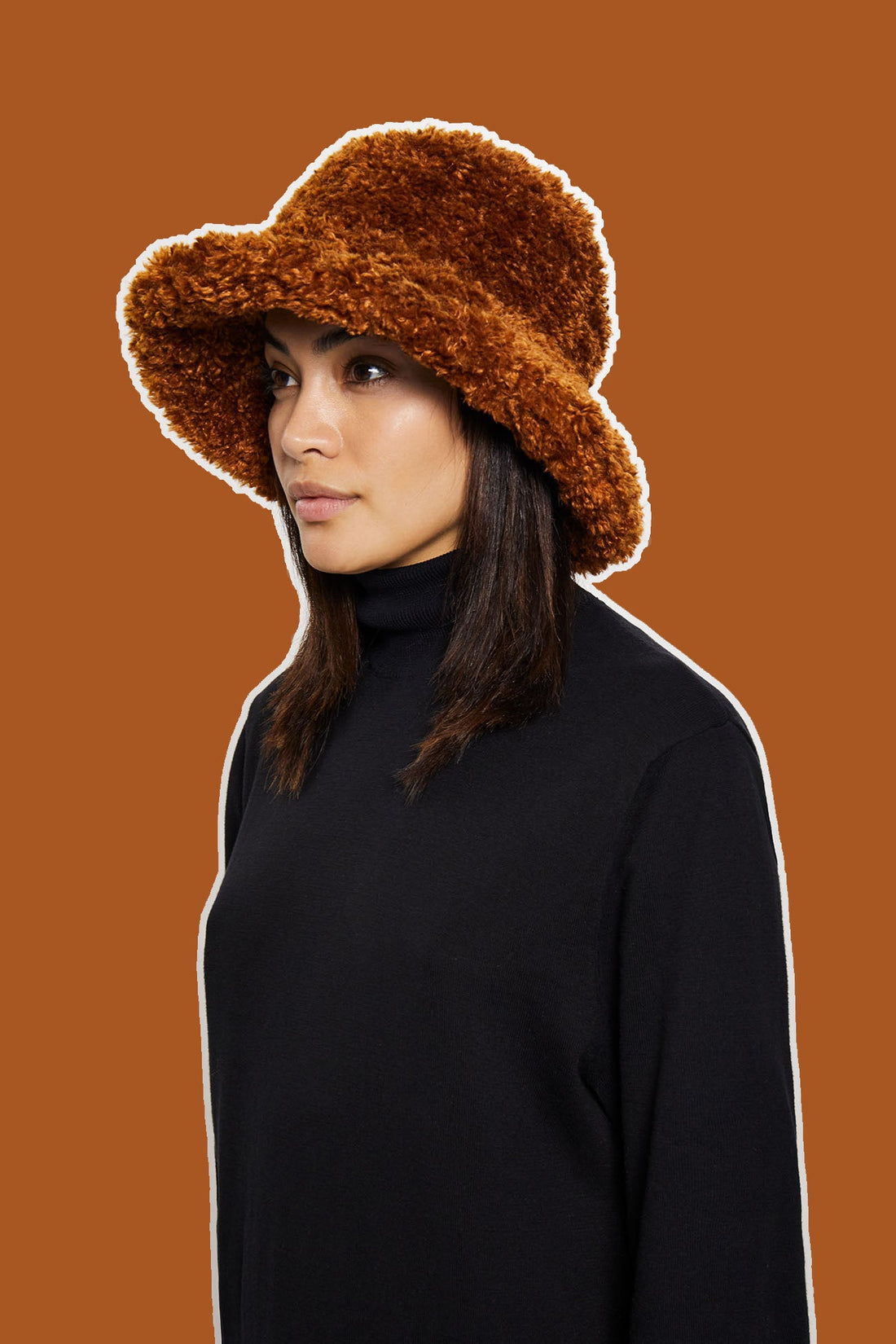 OOF • Chapeau Réversible 3005 Mouton Ecologique Marron 