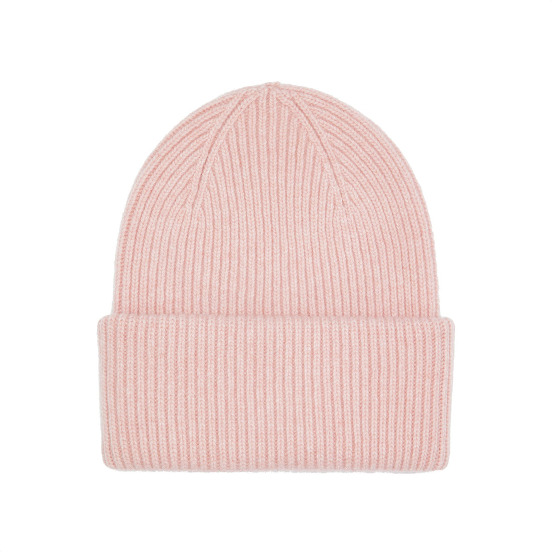 COLORFUL STANDARD • Bonnet Merino Wool Hat TU Faded Pink 