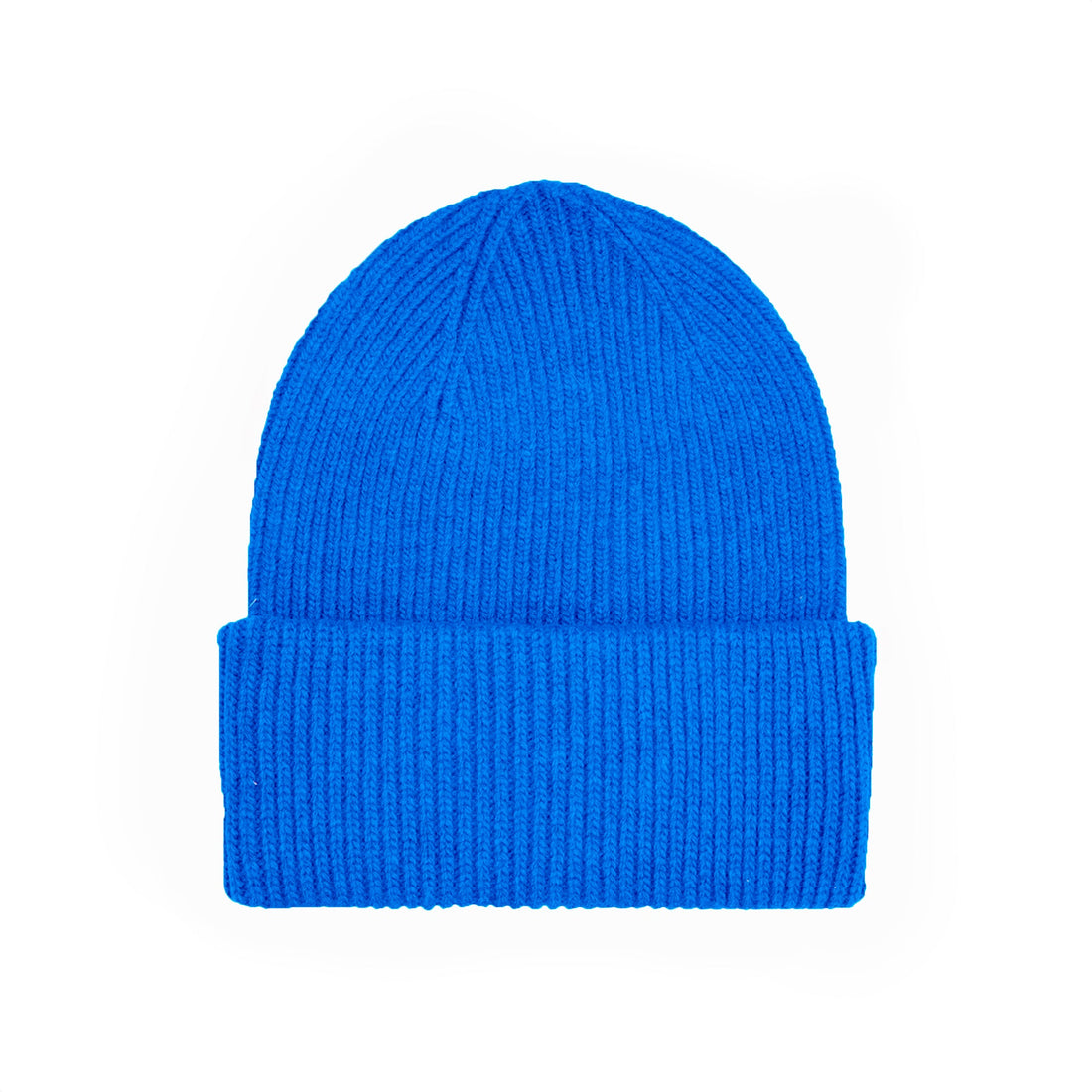 COLORFUL STANDARD • Bonnet Merino Wool Hat TU Pacific Blue 