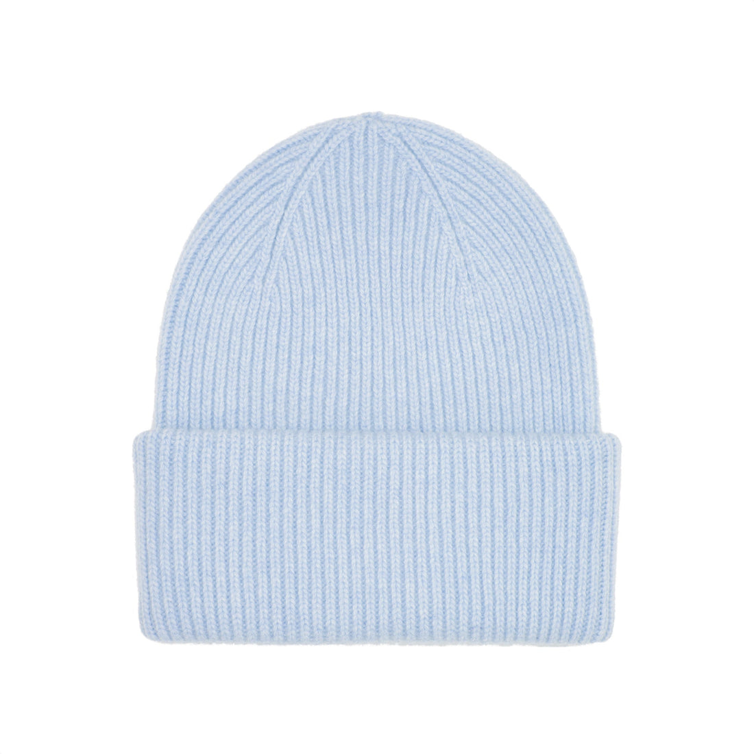 COLORFUL STANDARD • Bonnet Merino Wool Hat TU Polar Blue 