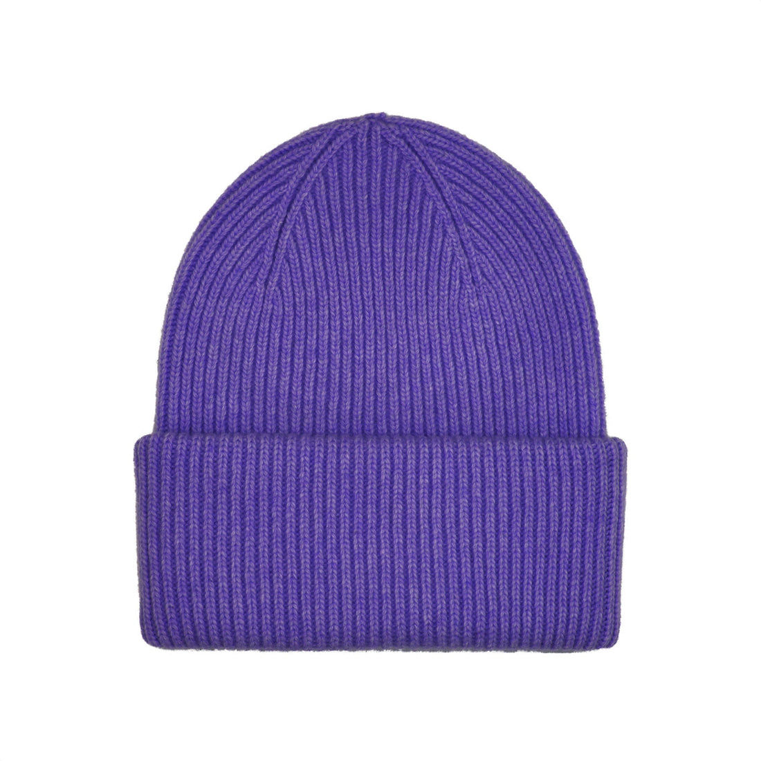 COLORFUL STANDARD • Bonnet Merino Wool Hat TU Ultra Violet 