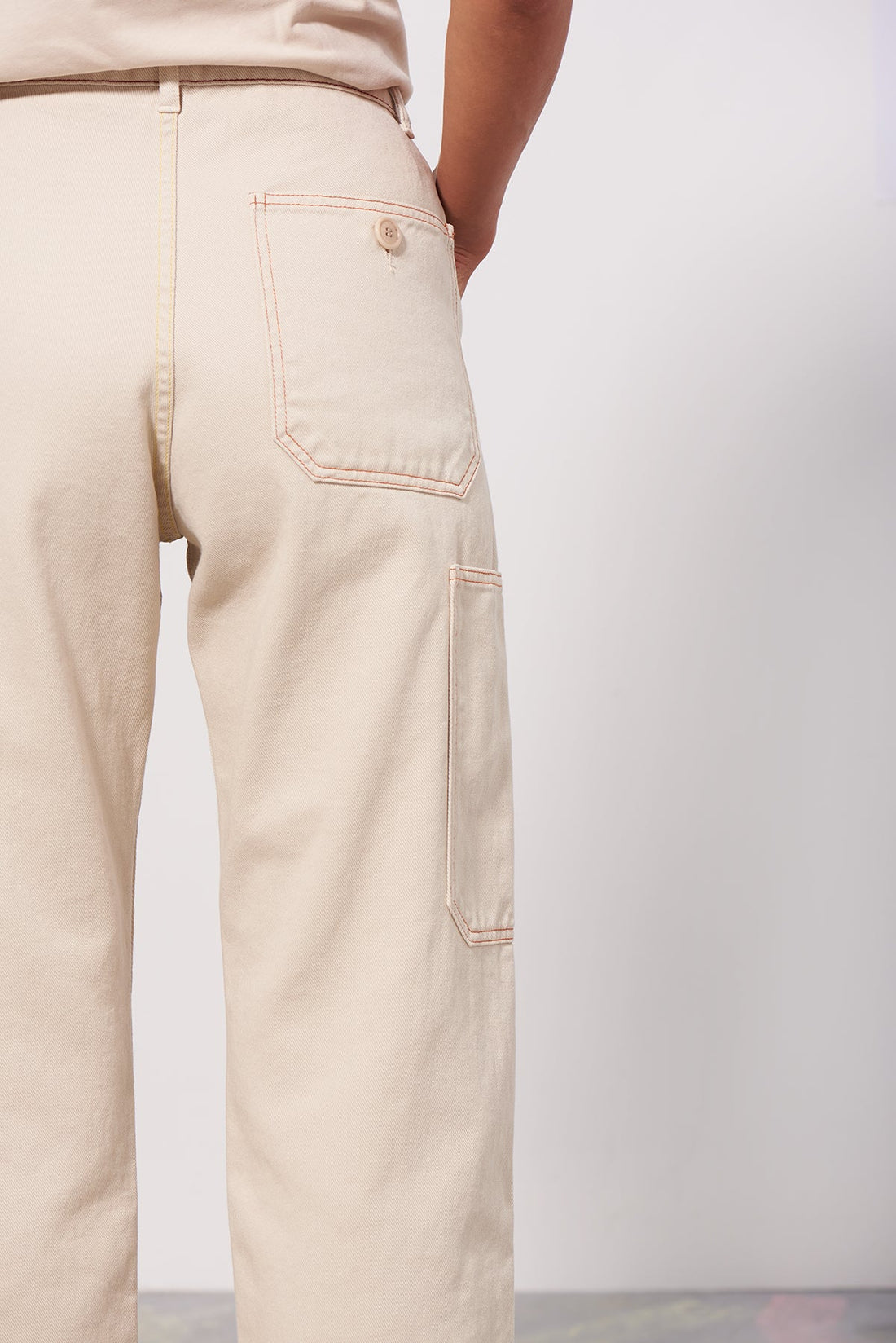 GRAINE • Pantalon Grand Soleil Beige Pantalons 