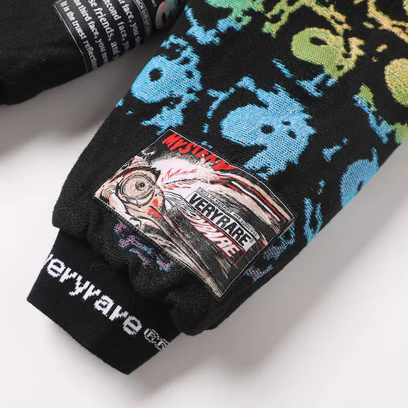 VERYRARE • Sweat Tissage Jacquard / Doublure Fausse Fourrure 