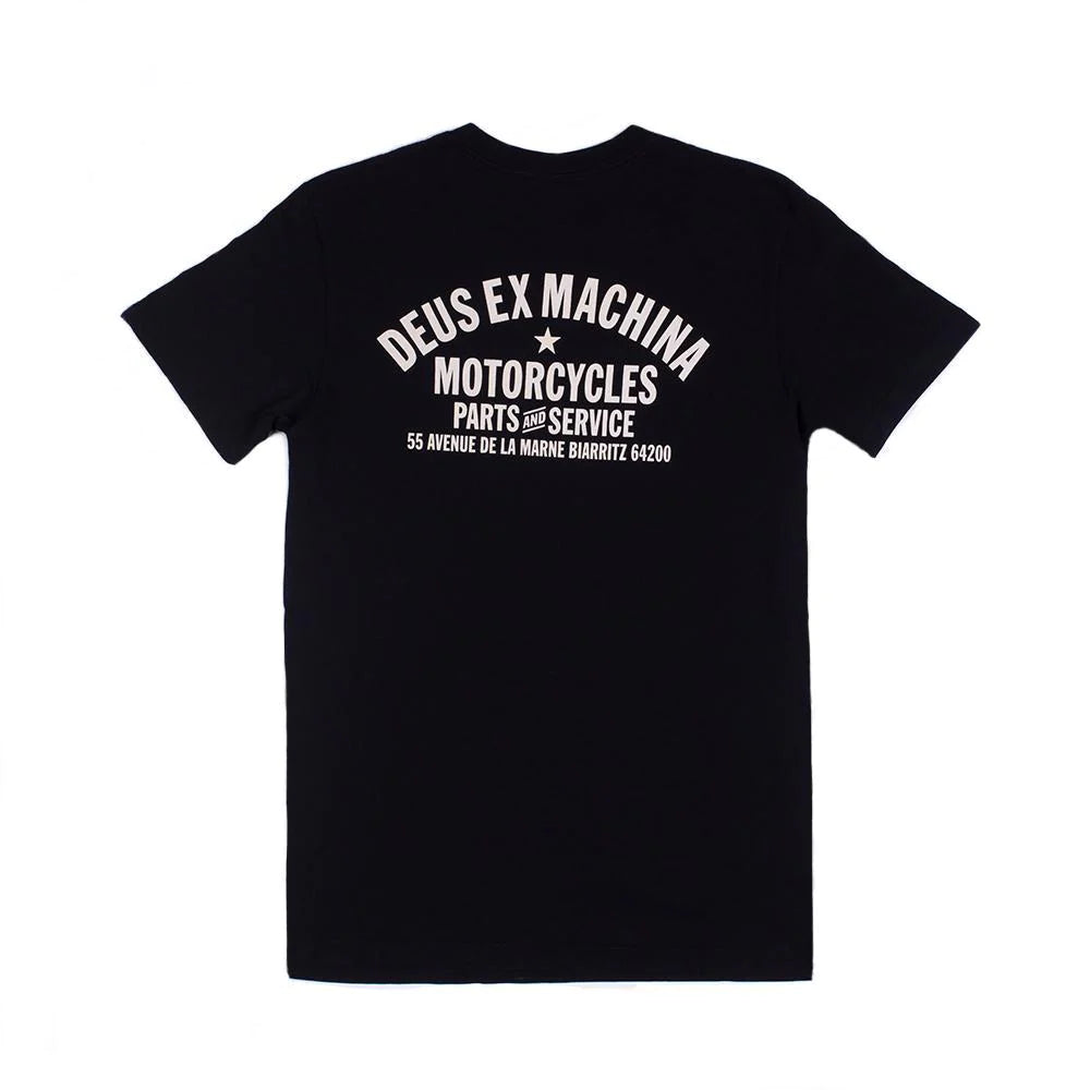 DEUS EX MACHINA • Tee Biarritz Adddress T-shirt XS 