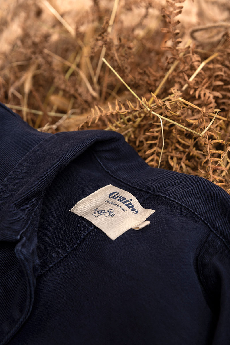 GRAINE • Veste Pensée Sauvage Navy Manteaux et vestes 