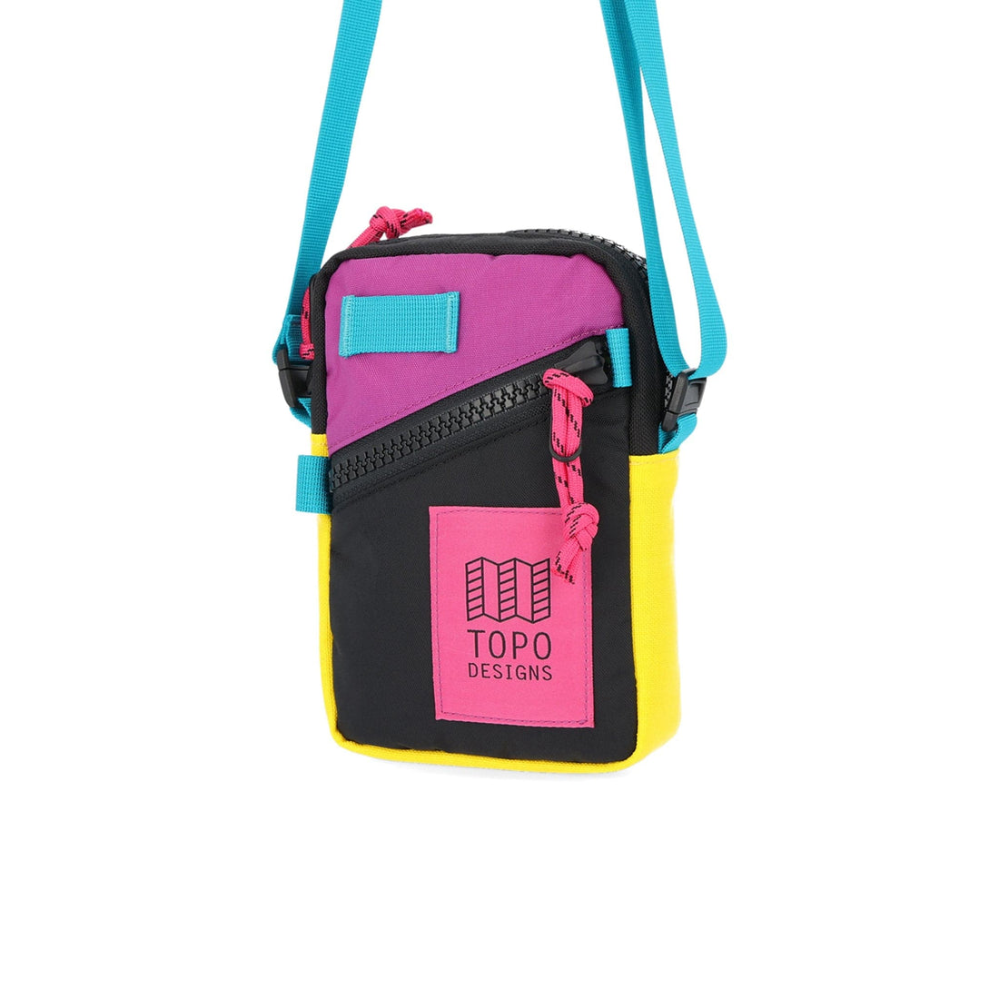 TOPO DESIGNS • Sacoche Mini Shoulder Bag Sacoche Purple/ Black / Yellow 