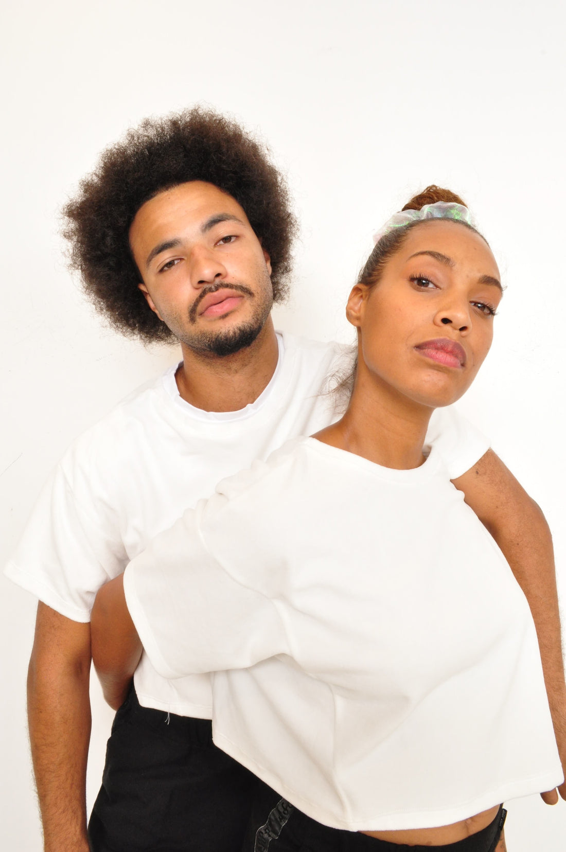 AGOGO • SPONGE CROP Peau de pêche Hauts Taille Unique White 